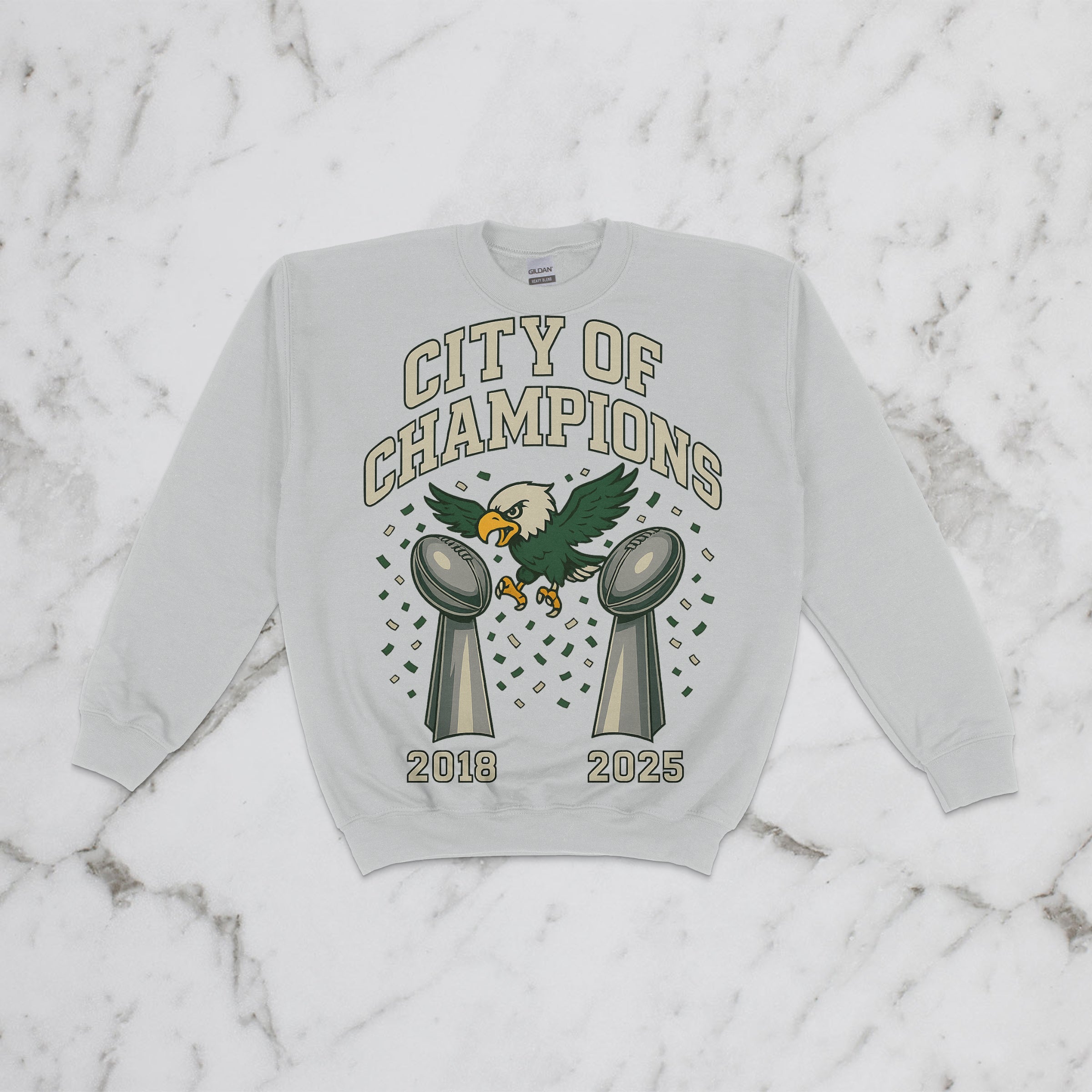 City of Champions Kids Crewneck – 2018 & 2025 Edition