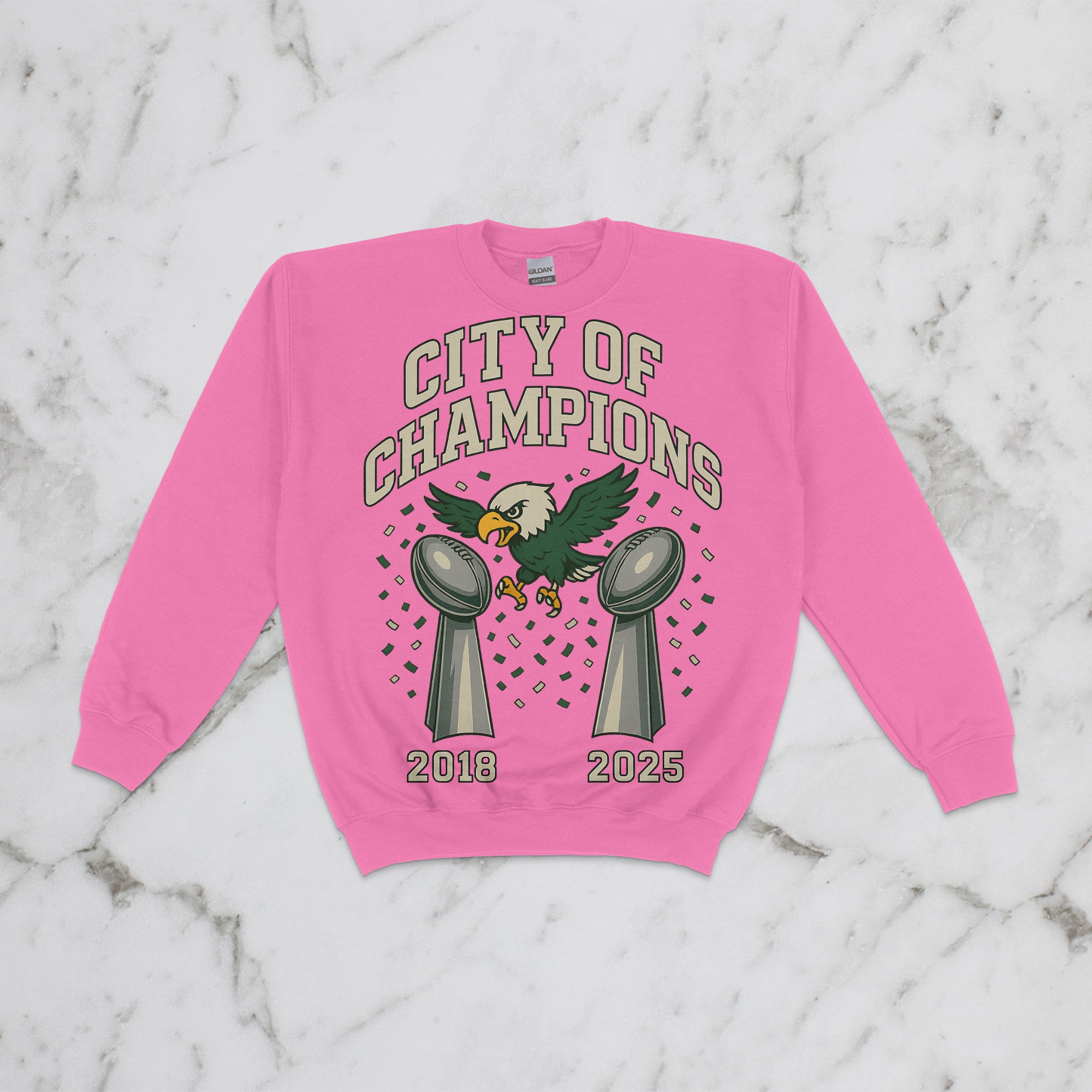 City of Champions Kids Crewneck – 2018 & 2025 Edition