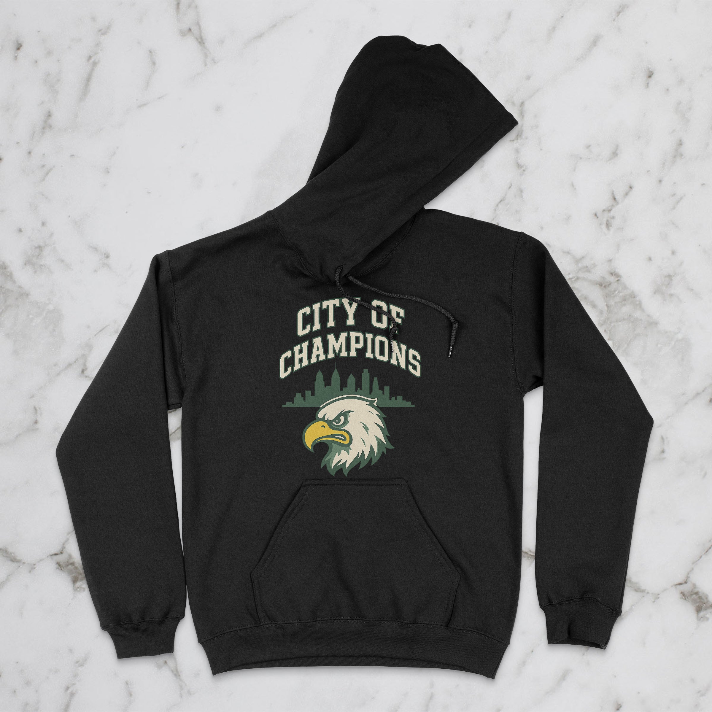 City of Champions Hoodie – Philadelphia Angry Eagle Edition
