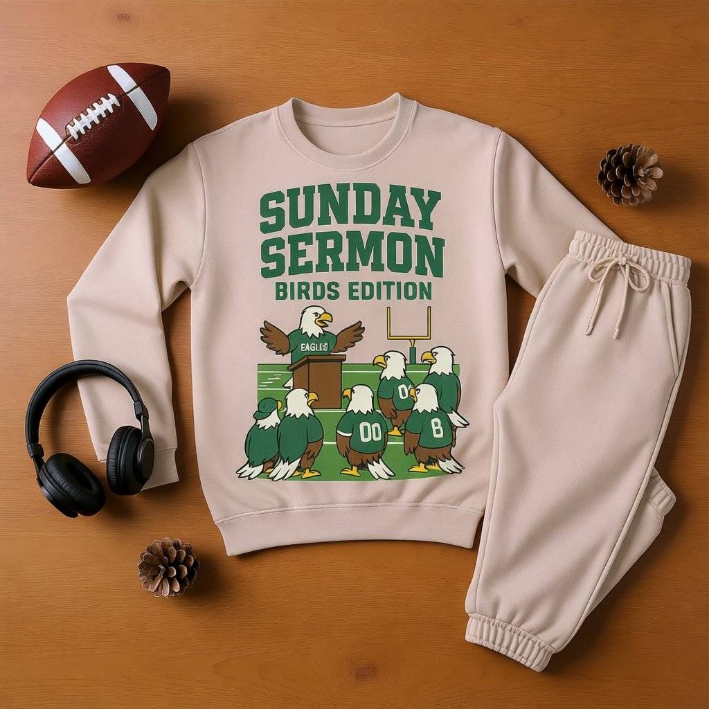 Sunday Sermon – Birds Edition Crewneck