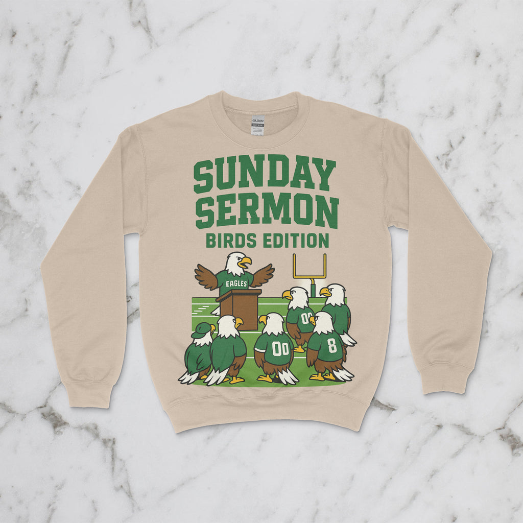 Sunday Sermon – Birds Edition Crewneck