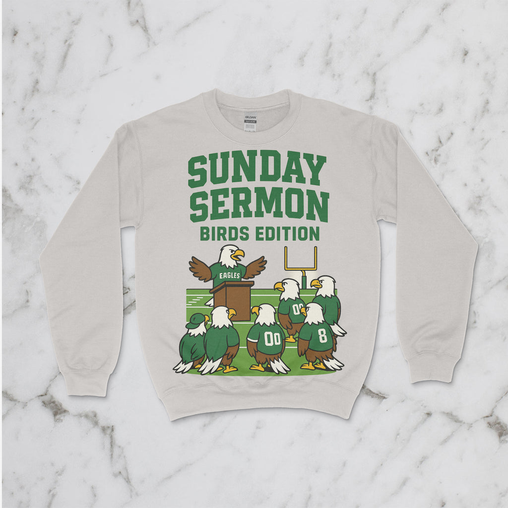 Sunday Sermon – Birds Edition Crewneck