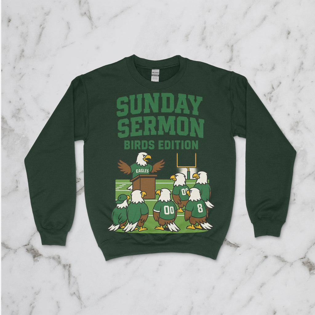 Sunday Sermon – Birds Edition Crewneck
